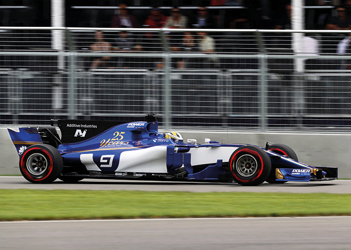 Sauber F1 Additive Industries