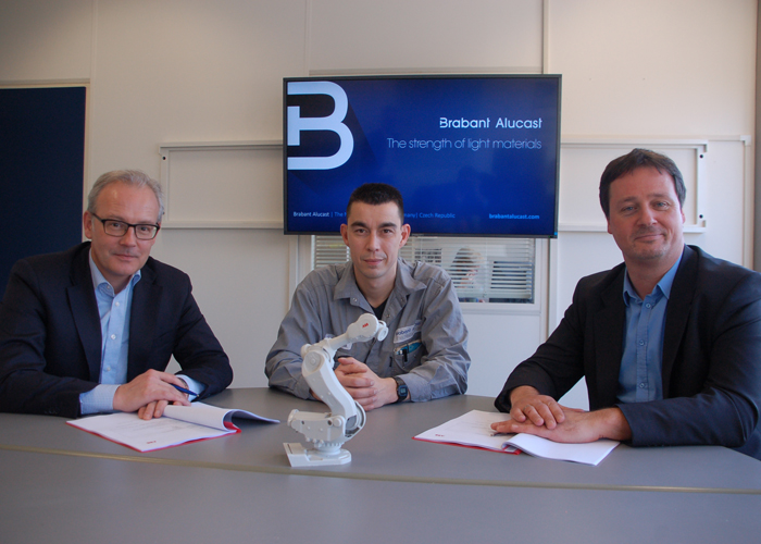 Brabant Alucast en ABB Robotics formaliseren samenwerking