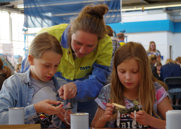 Girlsday 2015 bij Tata Steel.