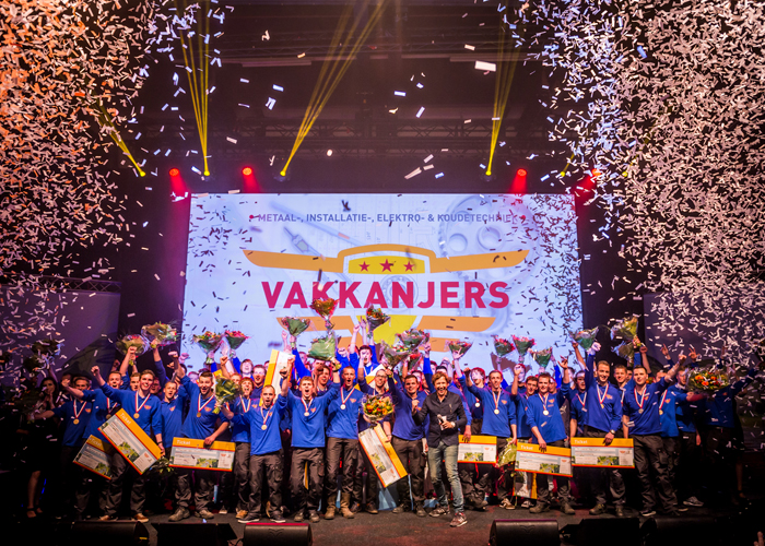 Tijdens de prijsuitreiking – gepresenteerd door Klaas van Kruistum (Wie is de Mol) – werden ook de tickets voor EuroSkills 2016 uitgereikt.