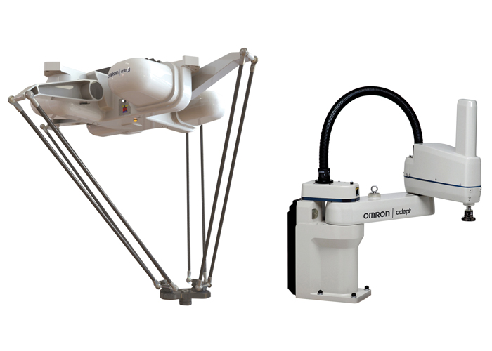 De drie nieuwe robotseries (SCARA, Delta en Articulated) zorgen niet alleen voor hoogwaardige, snelle prestaties, maar ook voor betrouwbaarheid van het mechanische deel van de Omron-oplossing.