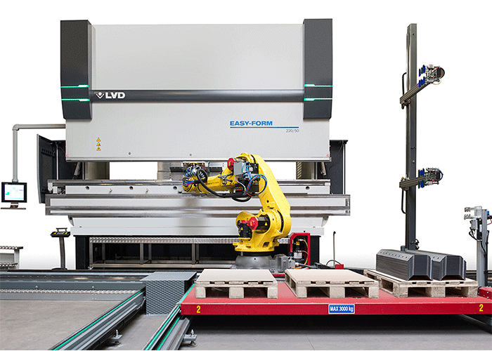 LVD-Easy-Form_StLVD en Starmatik bundelen hun knowhow om laad-/ontlaadsystemen en modulaire robotsystemen te integreren met de lasersnijmachines, ponsmachines en afkantpersen van LVD.armatik