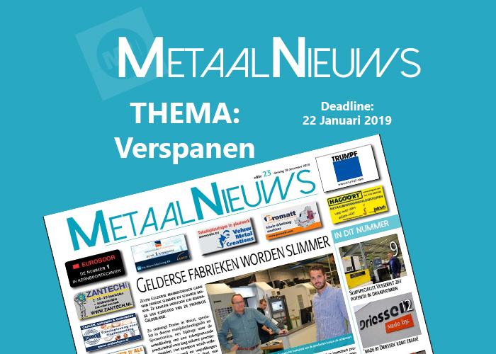 MetaalNieuws Thema Verspanen