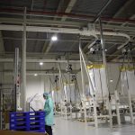 Continuproductie in chocoladefabriek met Demag KBK-hijsoplossing