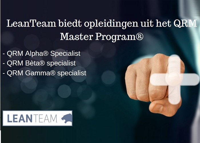 Trainingen QRM Alpha Specialist