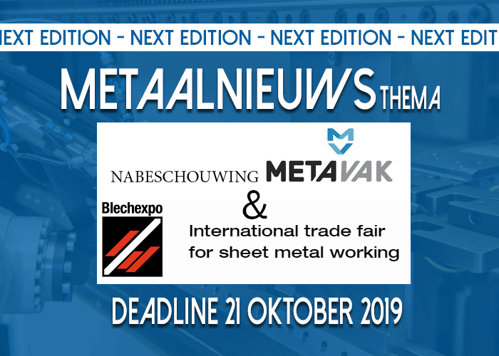 Adverteren voor Blechexpo of METAVAK