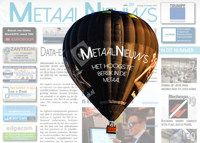 MetaalNieuws 2020 Ballonvaart Adverteren