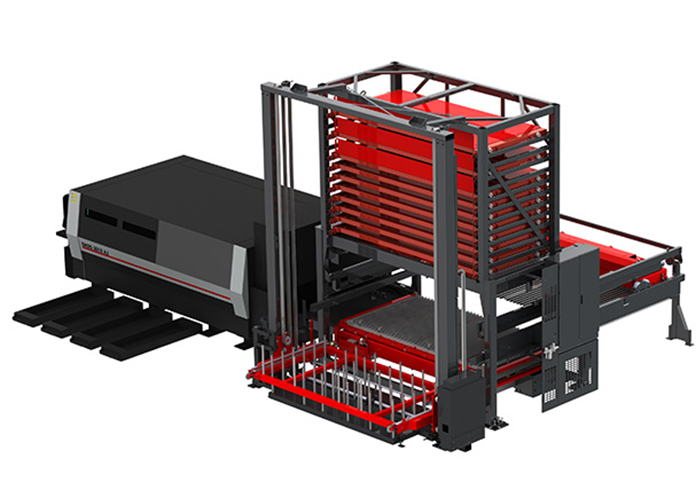 Nog een voorbeeld van automatiseringsoplossingen voor Amada pons- en lasersnijmachines.