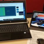 Dankzij de simpele beveiligingscamera op de machine bij Staalidee en TeamViewer op zijn eigen laptop, kan Harry Vernooy van MoVer training en instructies geven vanaf zijn eigen werkplek in Nieuwegein.