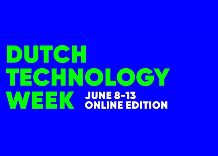 In deze bijzondere tijd een bijzondere Dutch Technology Week: online wordt technologie één week lang in het zonnetje gezet.