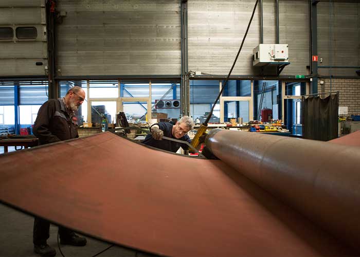 Van de Klundert kan ook CNC walsen tot 3 meter breed.