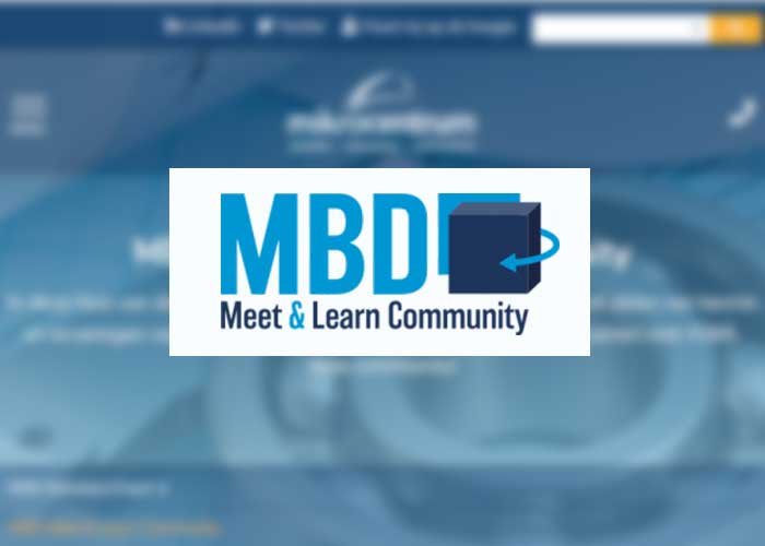 Op 13 oktober vindt het eerste online MBD Meet & Learn Community event plaats. Dit online event wordt georganiseerd in plaats van het reeds op deze datum geplande MBD Solutions Event.