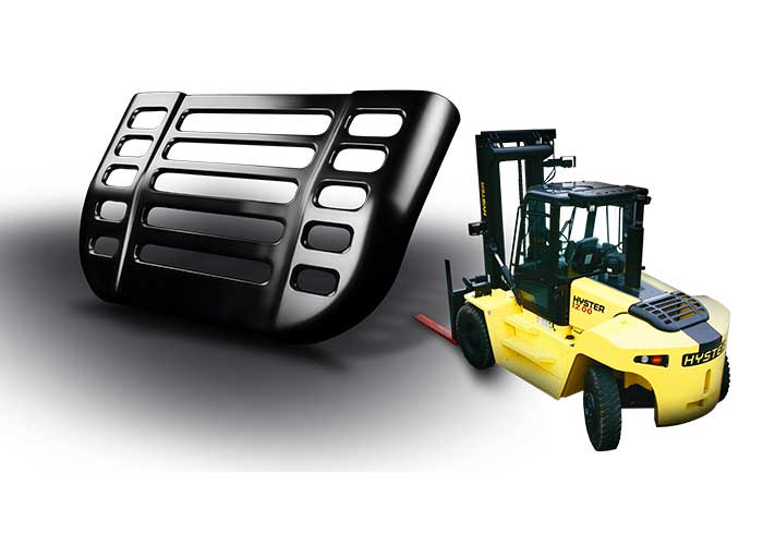 Motorgrille heftruck. Hyster Yale.