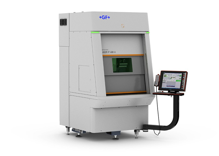 De nieuwe AgieCharmilles Laser P 400 U Femto Flexipulse is uitgerust met zowel een nano- als een femtoseconde-laser (foto: GF Machining Solutions)