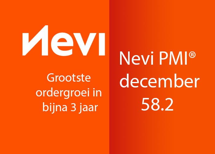 De Nevi PMI van december is uitgekomen op 58.2, de grootste verbetering van de bedrijfsomstandigheden sinds september 2018