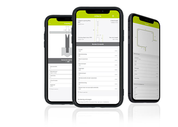 De Send & Bend app en de toolbox, bestaande uit E-Bend, E-Cut en de Q-calculation, zijn nu geïntegreerd in één applicatie, zodat alle informatie op één plek staat.