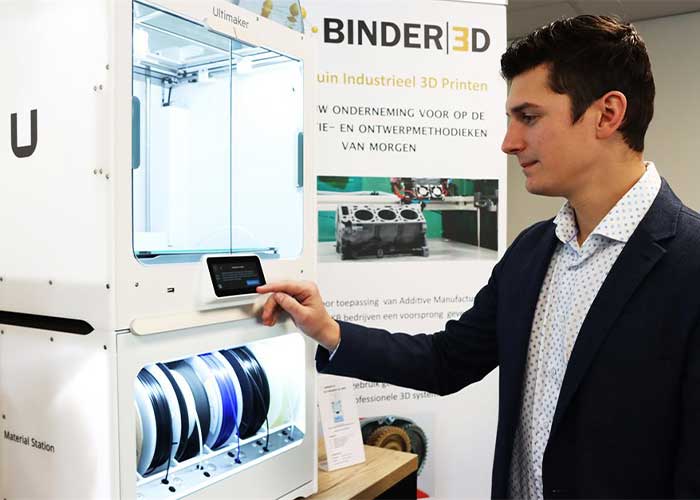 Binder 3D is een proeftuin die de toepassing van industrieel 3D printen bij maakbedrijven in Noord Nederland moet stimuleren.