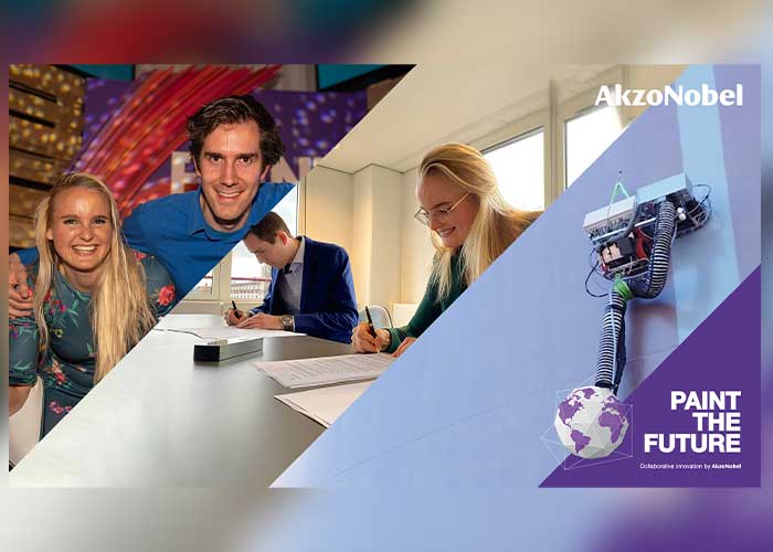 Qlayers CEO Josefien Groot en CTO Ruben Geutjens. Met een geautomatiseerd coatingproces was Qlayers een van de winaars van AkzoNobels Paint the Future startup-challenge in 2019. Nu heeft AkzoNobel een belang genomen in deze innovatieve start-up.