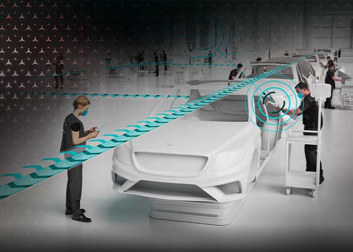 Siemens brengt zijn knowhow en technologieën in om samen met Mercedes-Benz een flexibele, efficiënte en duurzame autoproductie te ontwikkelen