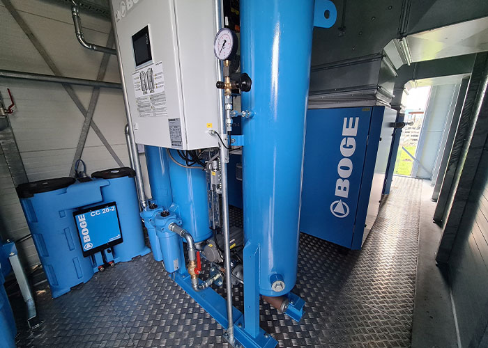 Met de compressoren en stikstofgeneratoren van Boge kan Waternet naar eigen wens stikstof produceren; wat nodig is voor de totstandkoming van groengas.