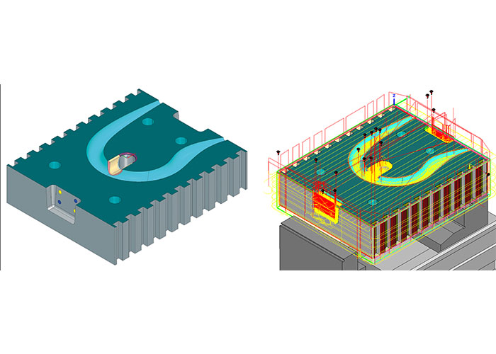 Hypermill Automation Center Advanced automatiseert de stap van CAD naar het NC programma.