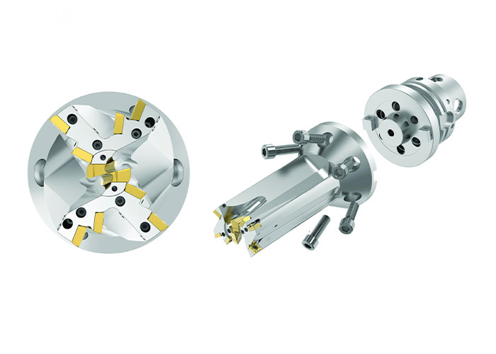 Het ontwerp van de FBX vlakke bodemboor stuurt voornamelijk axiale snijkrachten naar de machinespindel, waardoor de doorbuiging wordt geminimaliseerd en de standtijd van het gereedschap en de bewerkingssnelheden worden verhoogd.