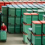 De veiligheidscontainers SaCon voor het bewaren van de doeken dragen hun steentje bij aan de organisatie en veiligheid bij moderne bedrijven.