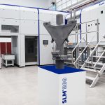 Het onderdeel van een neuslandingsgestel dat 3D-geprint is door Safran Landing Systems en SLM Solution.