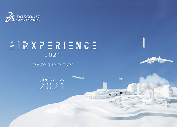 AirXperience 2021, georganiseerd door Dassault Systèmes, presenteert hoe lucht- en ruimtevaartinnovatie kan worden versneld. (foto: Dassault Systèmes)