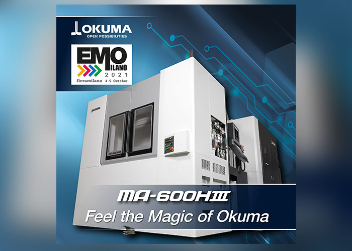 Okuma presenteert de nieuwe MA-600HIII als wereldprimeur op EMO Milano 2021