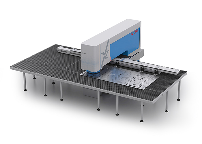 De Euromac XT ponsmachines zijn volledig configureerbaar naar een uitvoering met een hydraulische, elektrische of hybride aandrijving.