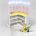Fanuc heeft zijn 750.000ste industriële robot geproduceerd.