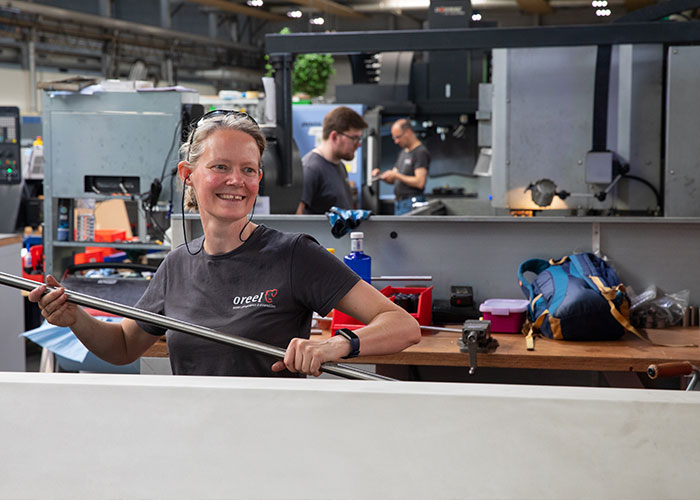 Marjolein is een van de vrouwen die bij Oreel haar plek al heeft gevonden. Vrouwen zijn al vertegenwoordigd bij Oreel en meer vrouwen zijn welkom.