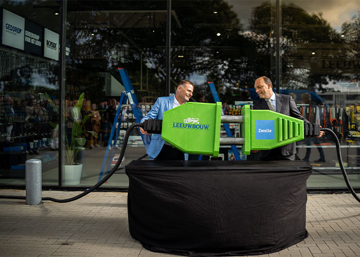 Met de nieuwbouw is de basis van Leeuwbouw versterkt en verdere groei van het bedrijf en zijn dienstverlening mogelijk. (Foto: Next Level Fotografie, Dwayne Maikel)