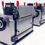 De ‘Mechanized Lab Rollers’ die Tuinte heeft gerealiseerd voor het Photo System Lab Polaroid in Enschede.
