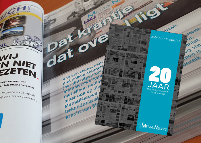 Het magazine 20 jaar MetaalNieuws geeft zo een prachtig beeld van het recente verleden, heden en de nabije toekomst van de metaalindustrie in Nederland.