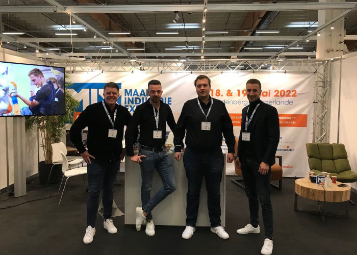 Het team van de Easyfairs Group dat de eerste editie van Maakindustrie Expo (MIX) Noordoost gaat organiseren.