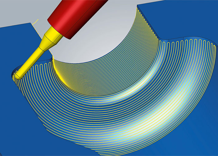 OPEN MIND heeft de hyperMILL CAM-software voorzien van meer functies en geoptimaliseerde strategieën. De nieuwe strategie voor vijfassige radiale bewerkingen zorgt voor een hogere oppervlaktekwaliteit.