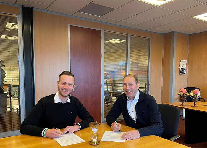 Willem-Jan en Gerrit ter Hoek. Vanaf 1 januari vormen zij samen het directieteam van het familiebedrijf in Rijssen.
