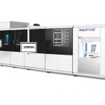 Een impressie van de MetalFABG2 Continuous Production industriële 3D printer.