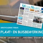 MetaalNieuws thema/special Plaat & Buisbewerking