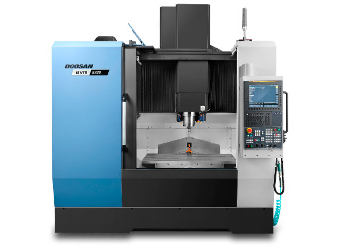 De nieuwe BVM 5700 van Doosan is ontwikkeld voor een hoge productiviteit en nauwkeurigheid.