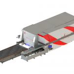 De Cutlite Penta Plus LM Tube is een combimachine met een vlakbedlaser én een buis/profiellaser. De overgang van vlakke platen naar buisvormige bewerking vindt automatisch plaats in dezelfde afgesloten cabine.