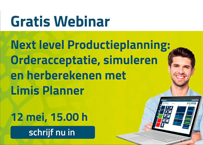 Naast een korte kennismaking met deze planning software demonstreert Limis de nieuwe Orderacceptatiemodule.