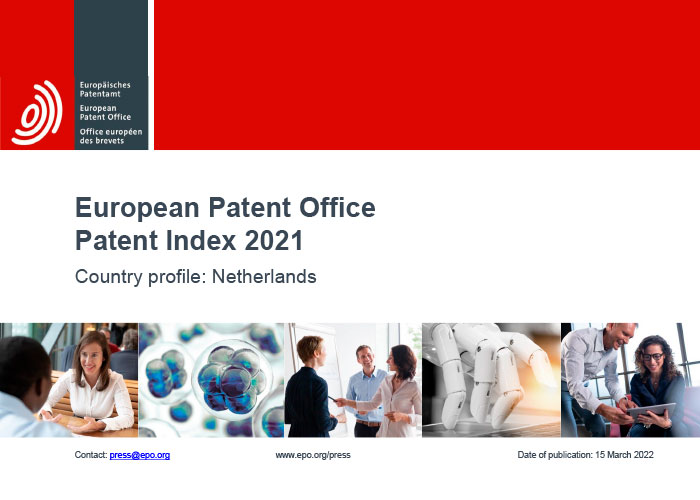 In totaal ontving het Europees Octrooibureau in 2021 188.600 aanvragen, een stijging van 4,5% na een lichte daling in 2020 (-0,7%).