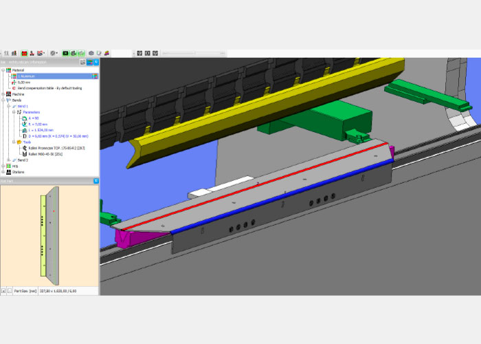 Met Metalix Mbend kun je buigprogramma’s offline programmeren, uitgaande van 2D en 3D werkstuktekeningen.