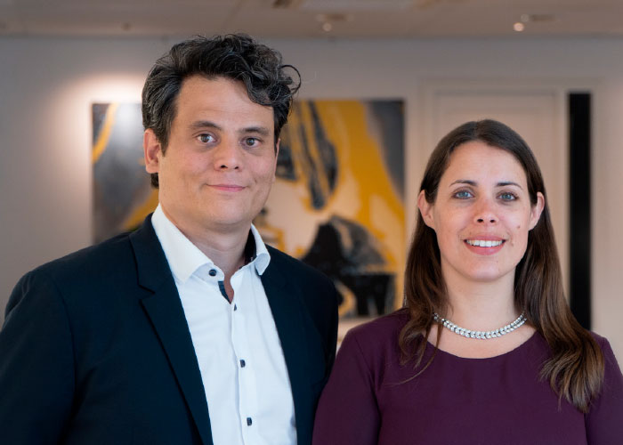 Tom Teillers en Eva de Groot, de nieuwe Managing Directors van NTI CAD & Company Group.