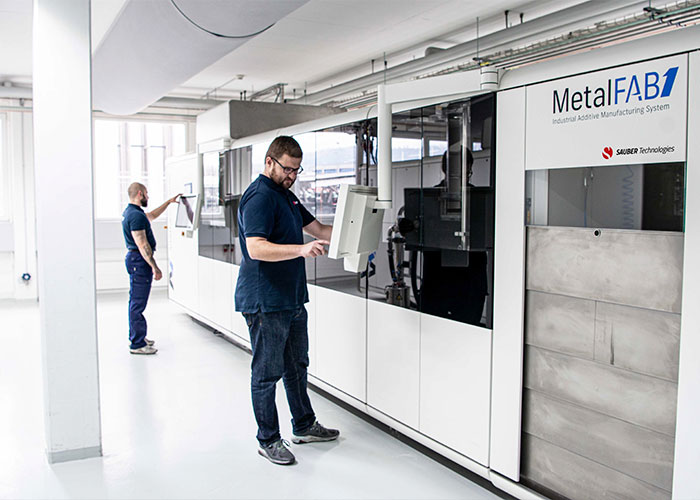 Sauber Technologies gebruikt het MetalFAB-platform van Additive Industries sinds 2017 voor additive manufacturing en heeft momenteel vier systemen in eigen huis.