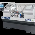 De nieuwe Weiler C35HD is de opvolger van de C30 en met een draaidiameter over het bed van 360 mm de kleinste draaibank uit de servoconventionele C-serie.