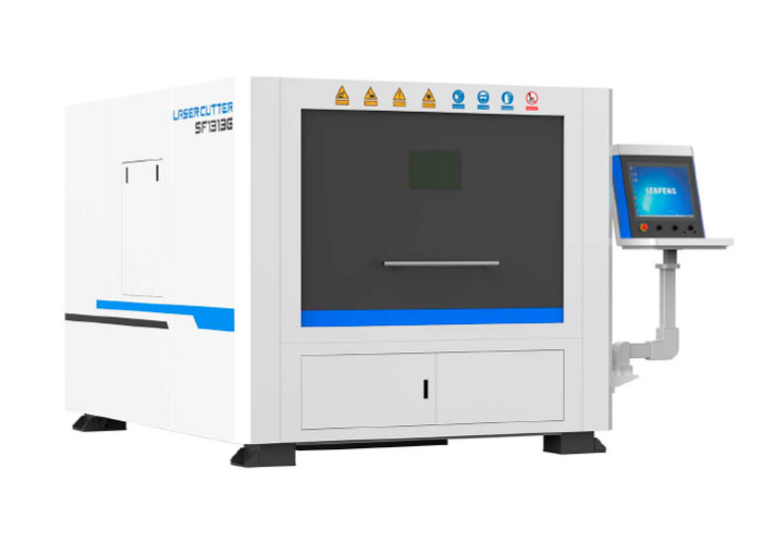 Besten showt een compacte fiberlaser van Senfeng.